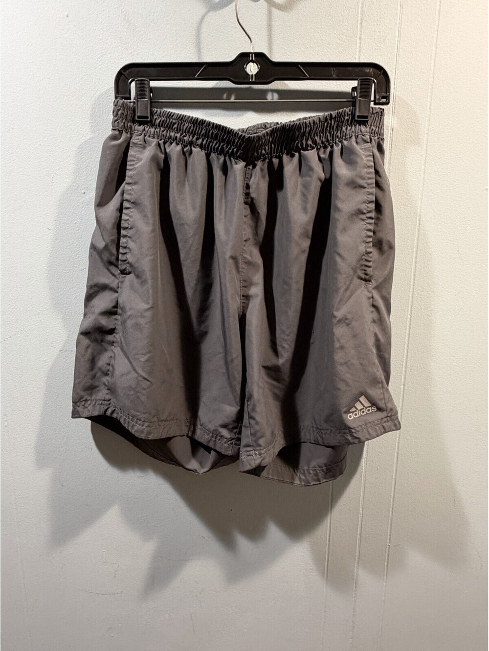 Womens Adidas Aeroready Athletic Short Running Shorts Dark Gray
